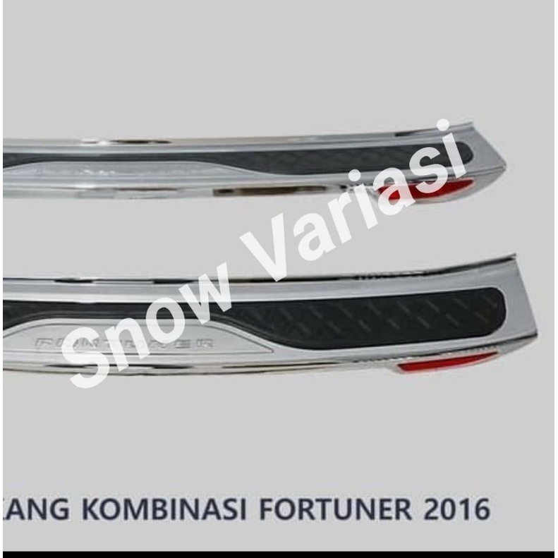 Sill Plate / Sillplate Belakang All New Fortuner TRD Sporty Chrome