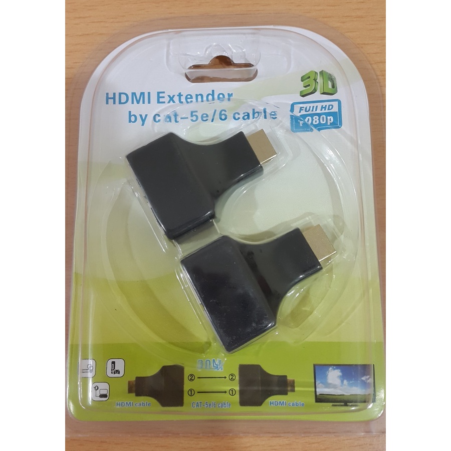 HDMI Extender Max 30M over Kabel Lan RJ45