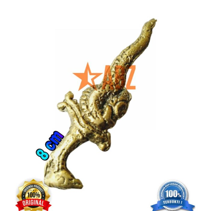 Souvenir liong nyi blorong 8 cm bahan kuningan