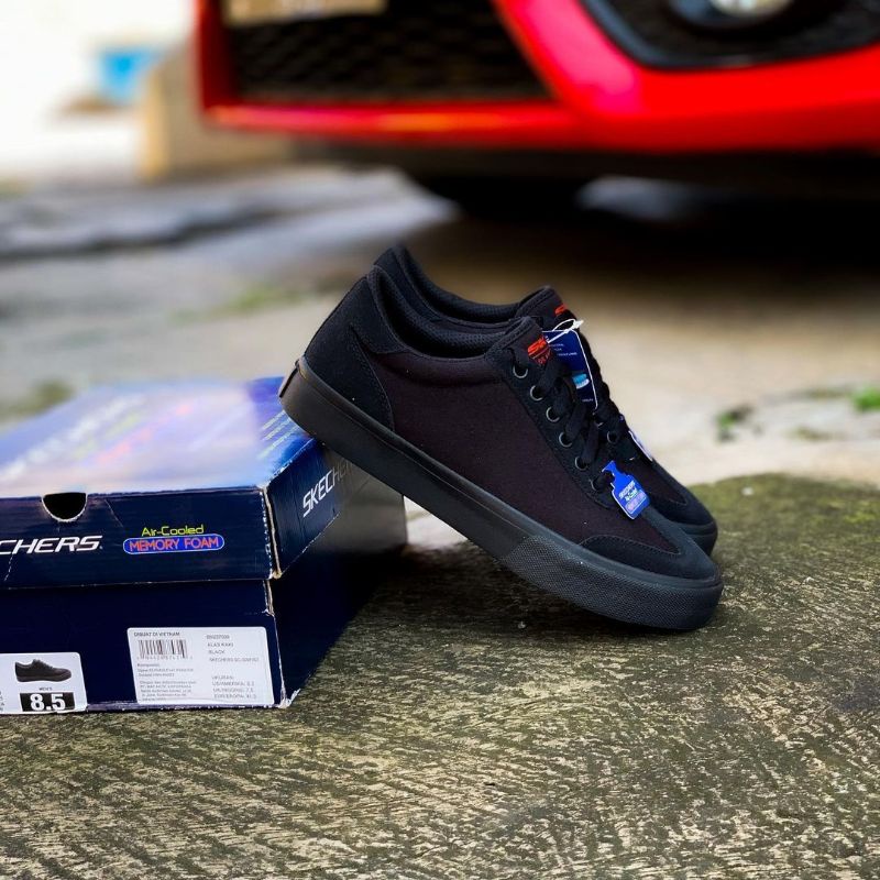 Sepatu Pria / Sepatu Pria Original / SKECHERS SC-SINFIST BLACK 237039/BBK / Sneakers Men