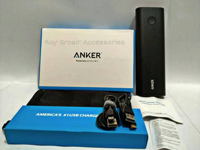 POWERBANK Anker PowerCore+ 20100 Power Bank 20100 Mah USB TYPE C A1371611