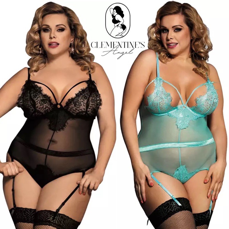 Lingerie jumbo wanita plus size baju tidur big size import sexy gisel