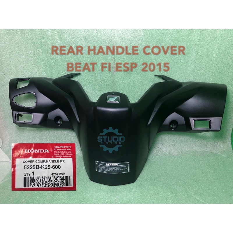 Batok Kepala Belakang Beat Injeksi Beat fi ESP 2015 Halus No ISS Idoling Stop Cover Handle Rear 5325BK25600 5325B-K25-610