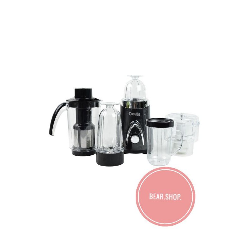 Appetite Electrical Nolan Set Mini Blender - Hitam
