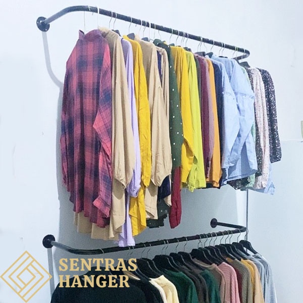 Gantungan Baju Dinding/Gantungan Baju Tembok/Gantungan Baju Besi/Gawang Baju