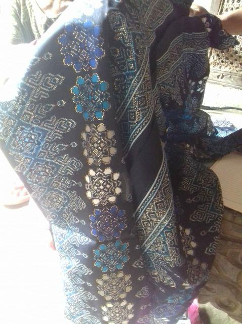 Couple Aurora Navy Busui/brukat/batik