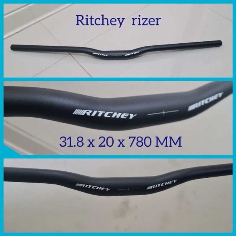 handlebar ritchey rizer 31.8 x 780 mm stang sepeda MTB ritchey rise 20 mm