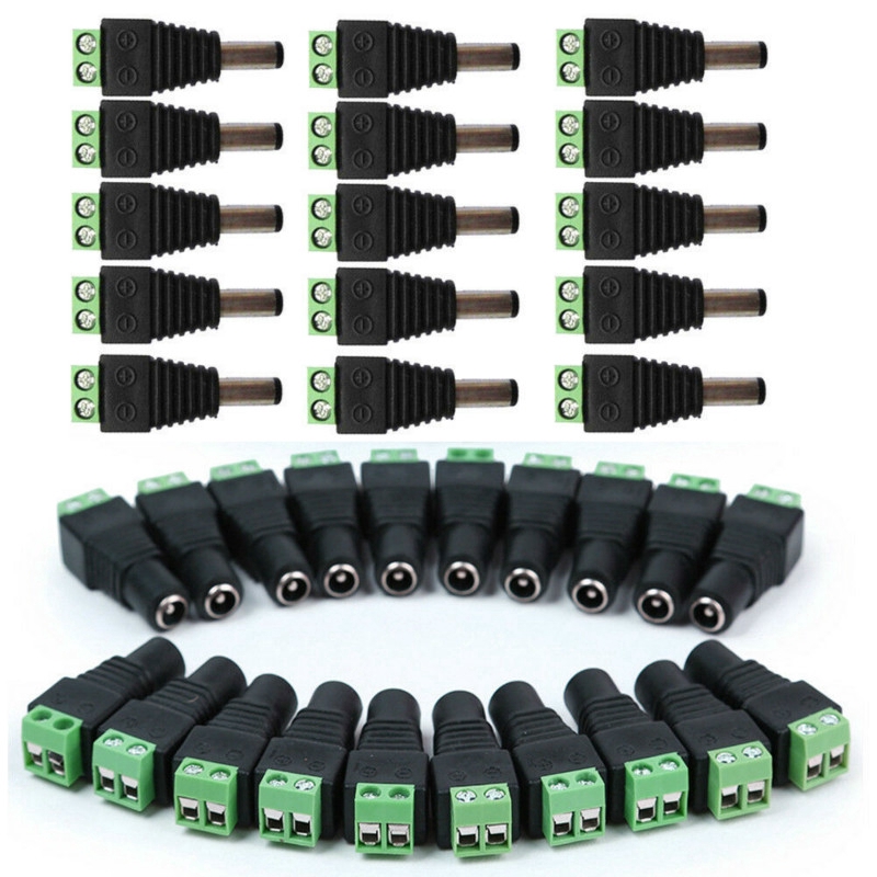 Konektor Adaptor CCTV Colokan Power Supply DC 12V Untuk Lampu LED Strip 50503528