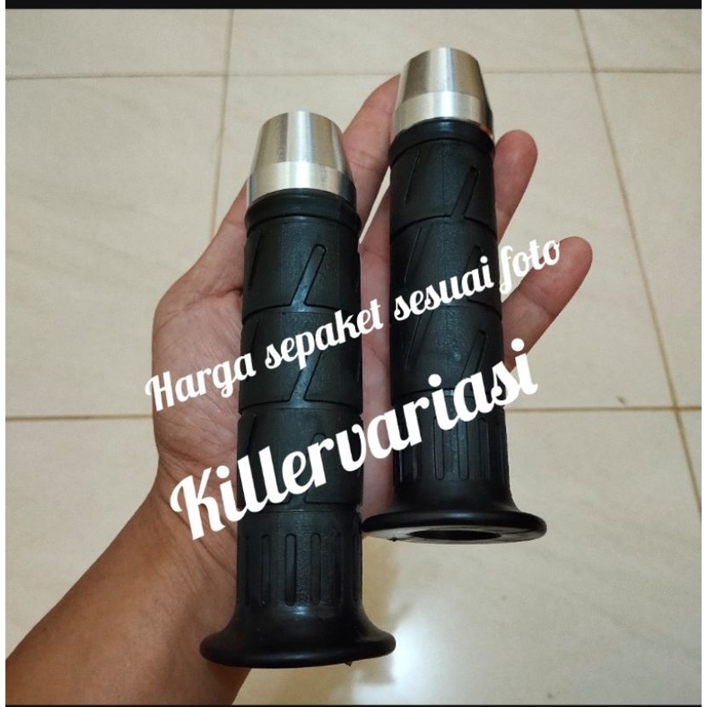 handgrip handfat motor model standar Kawasaki Kaze + Jalu stang cp universal beat Vario Scoopy Mio Mio j Xeon Fino nmax Lexi aerox Jupiter z Vixion dll harga sepaket sesuai foto