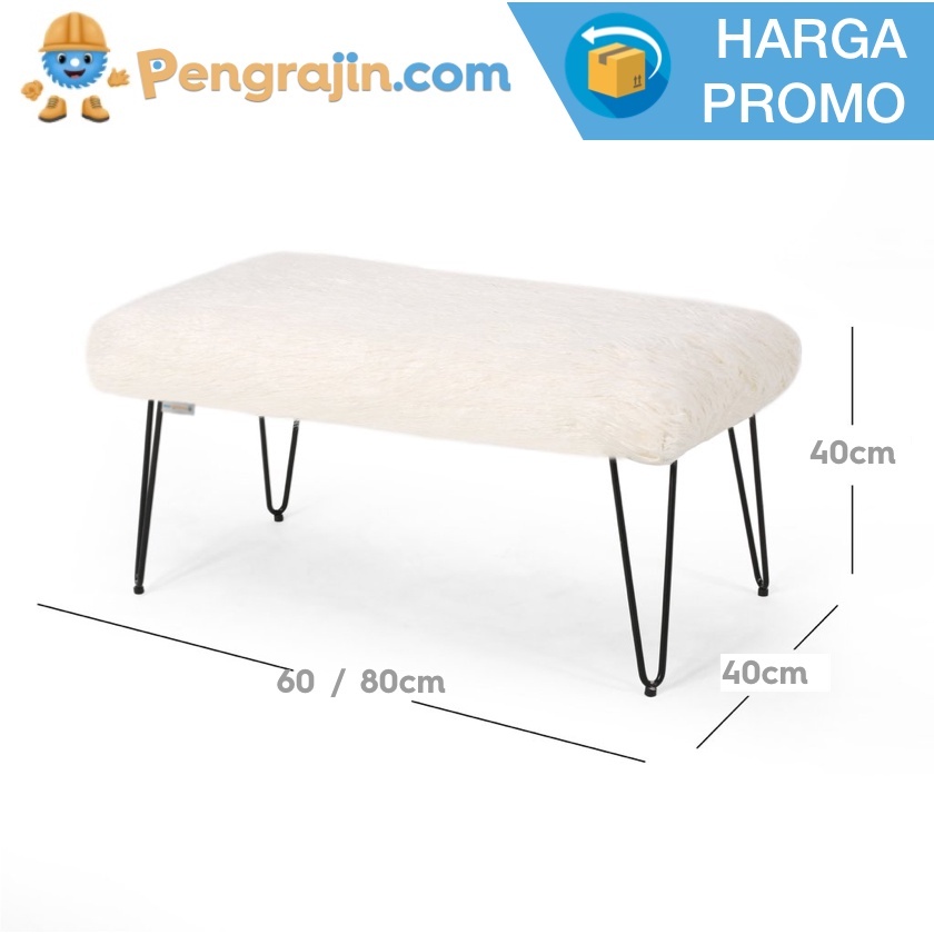 Bangku Panjang / Kursi Tamu / Samping / Stool Modern Minimalis - Agraulis - Pengrajin.com-2