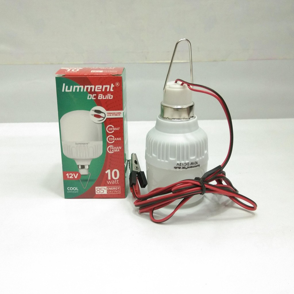  LAMPU  12V AKI  10W LUMMENT 10 WATT LAMPU  DC LED  BULB ACCU 