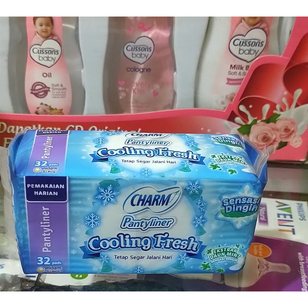 Pantyliner Charm cooling Fresh isi 30
