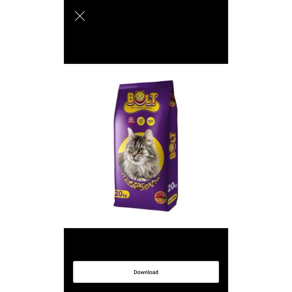 Bolt Cat Food Makanan Kucing 1kg Shopee Indonesia