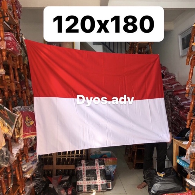 Bendera merah putih bahan drill bendera merah putih drill 120x180