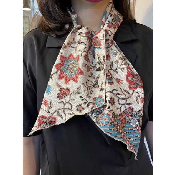 (COD) Syal leher / Scarf leher , syal batik / batik soft, hadiah syal