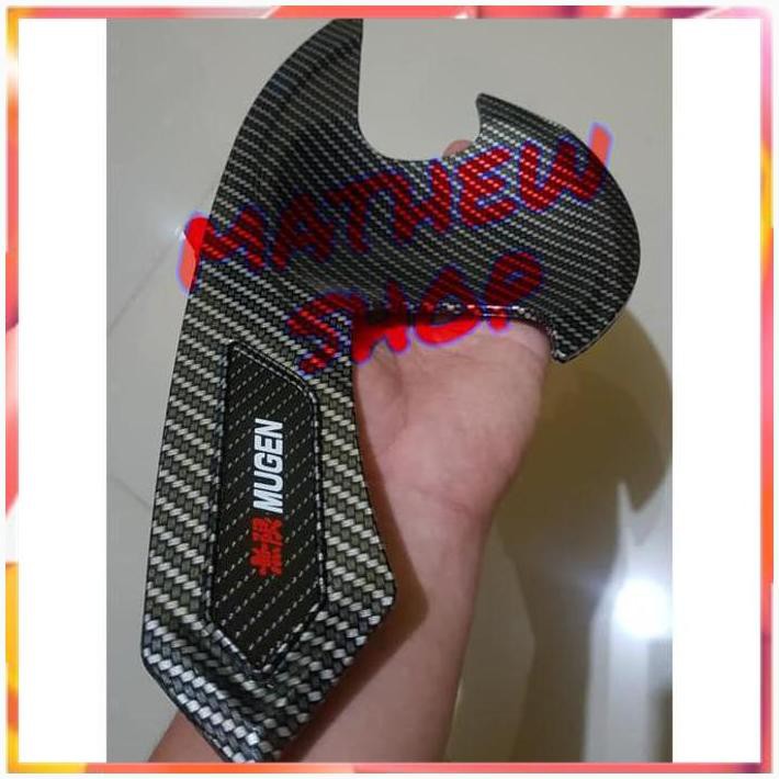 READY STOCK OUTER HANDLE BRV B-RV MUGEN FULL CARBON/ MANGKOK COVER PINTU BRV MUGEN