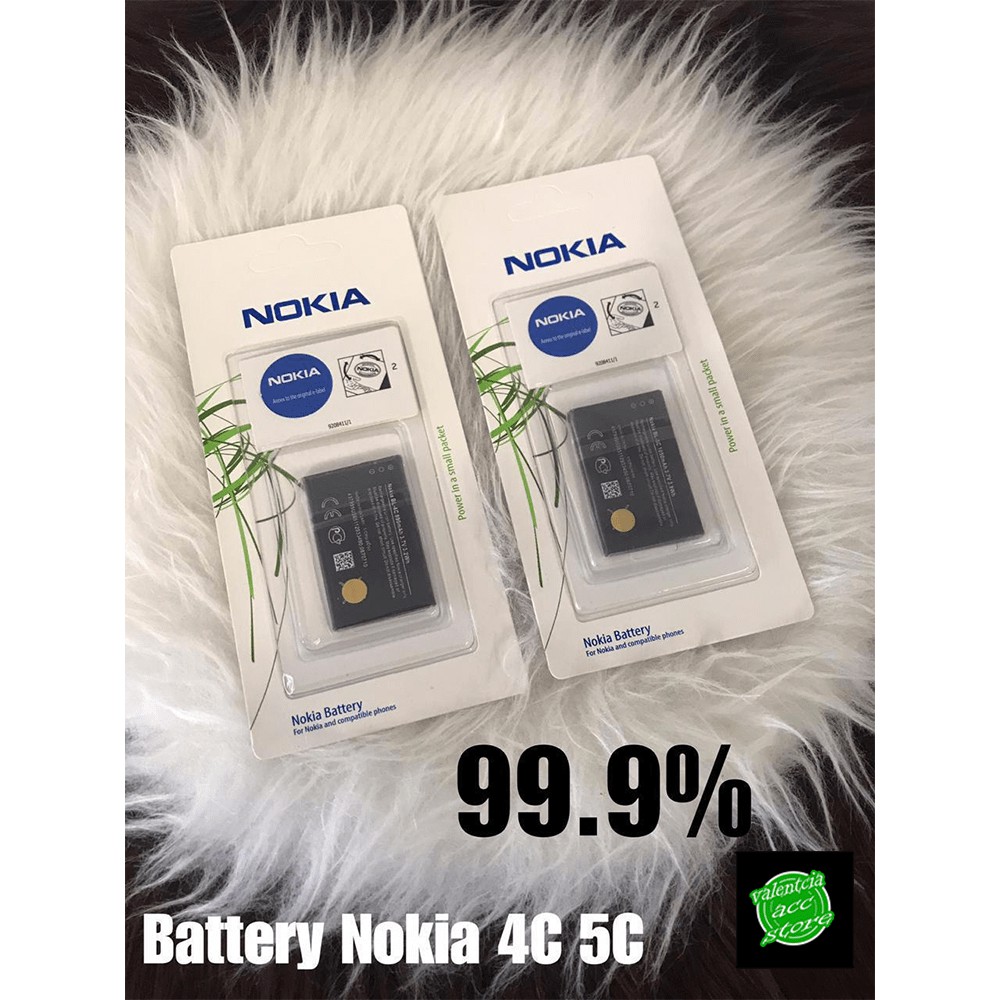 BATERAI NOKIA ORI 99.9% COMPATIBLE FOR NOKIA MODELS BL 5C, BL 4C ,BL L5G, BL L5K 1020maAh  3.7V  3.8