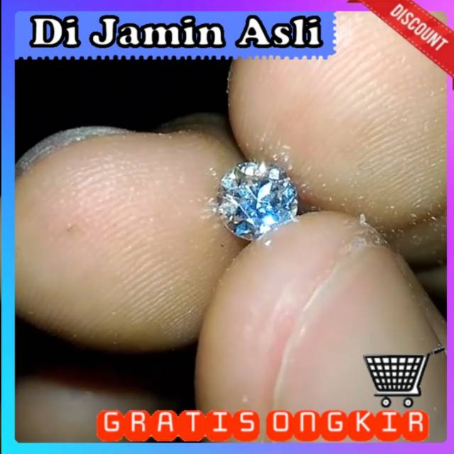 Natural Diamond Putih Super Berlian Banjar untuk batu cincin asli Permata bergaransi