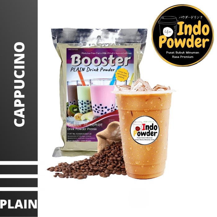 

DISKON - (BISA COD) PLAIN Bubuk Minuman CAPPUCINO 1Kg - CAPPUCINO Tanpa Gula 1Kg