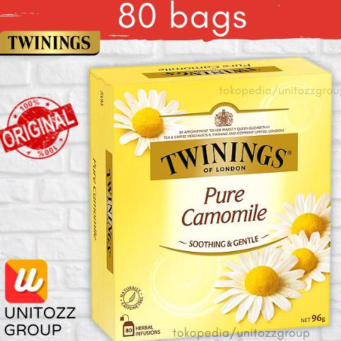 

[COD] Twinings Pure Camomile Tea Bags 80 Pack 96 gr [COD]