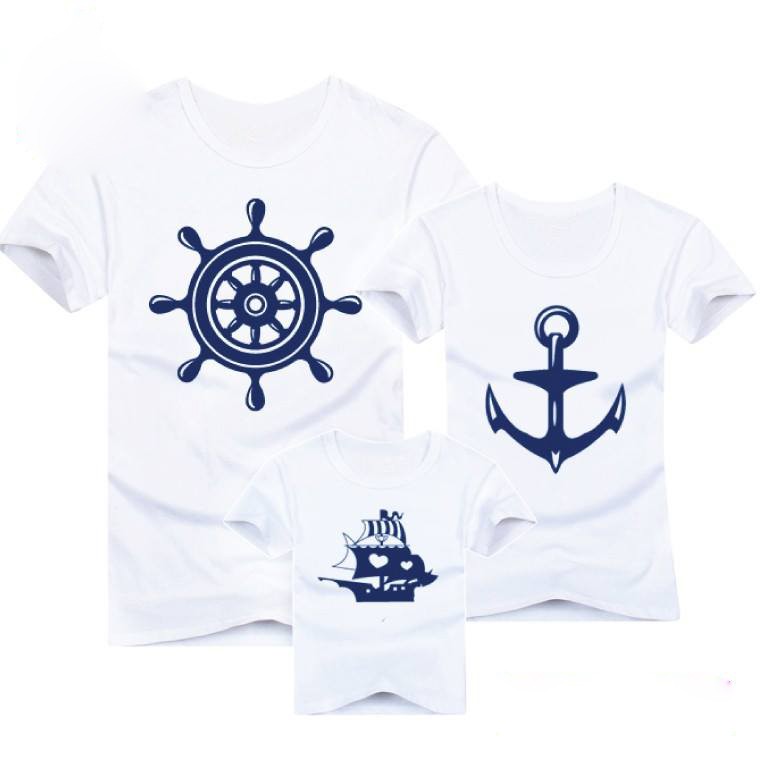 Baju Kaos Keluarga Family Couple Gathering Request Nama Custom Termurah Pelaut Jangkar