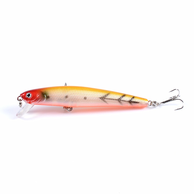 Umpan Pancing Bentuk Ikan Kecil 9.6cm / 9.8g Untuk Ikan Bass / Trout / Salmon / Air Tawar / Asin