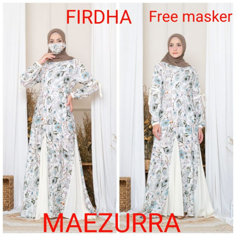 Daster arab MAEZURA FIRDHA Dress Rayon Motif Super klok