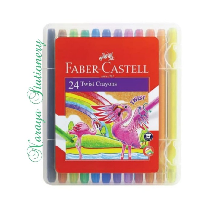 

Cuci Gudang Faber-Castell Twist Crayon 24 ( Crayon Putar ) Promo