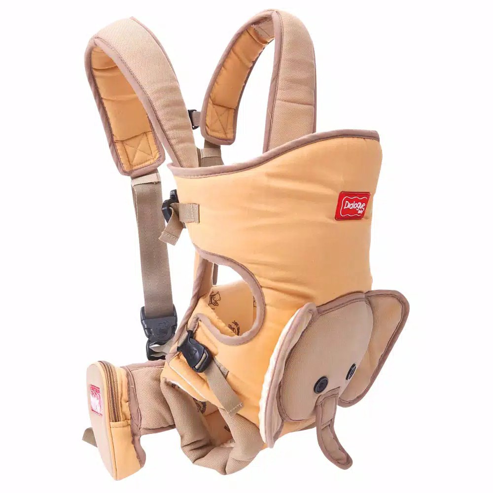 DIALOGUE Gendongan Ransel 3 in 1 Cute Series + Kantung Kecil | Baby Carrier (DGG 4128) - DGG4128