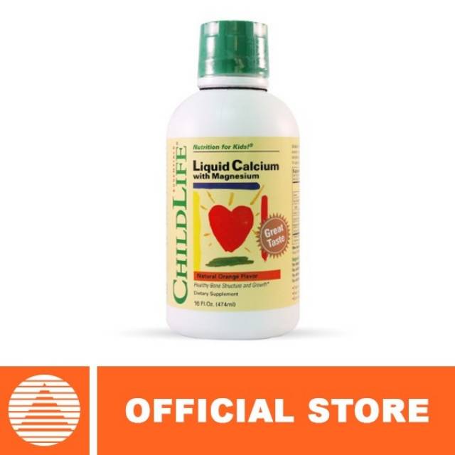 ChildLife Essential Liquid Calcium with Magnesim Natural Orange / childlife calcium / childlife multivitamin / vitamin anak - BPOM indonesia