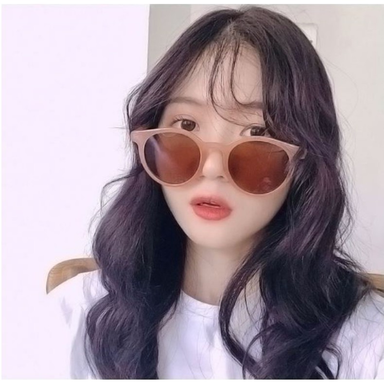 Azgalery KM08 Kacamata Fashion Wanita Korean Fashion Retro Sunglasses Eyewear Impor Berkualitas