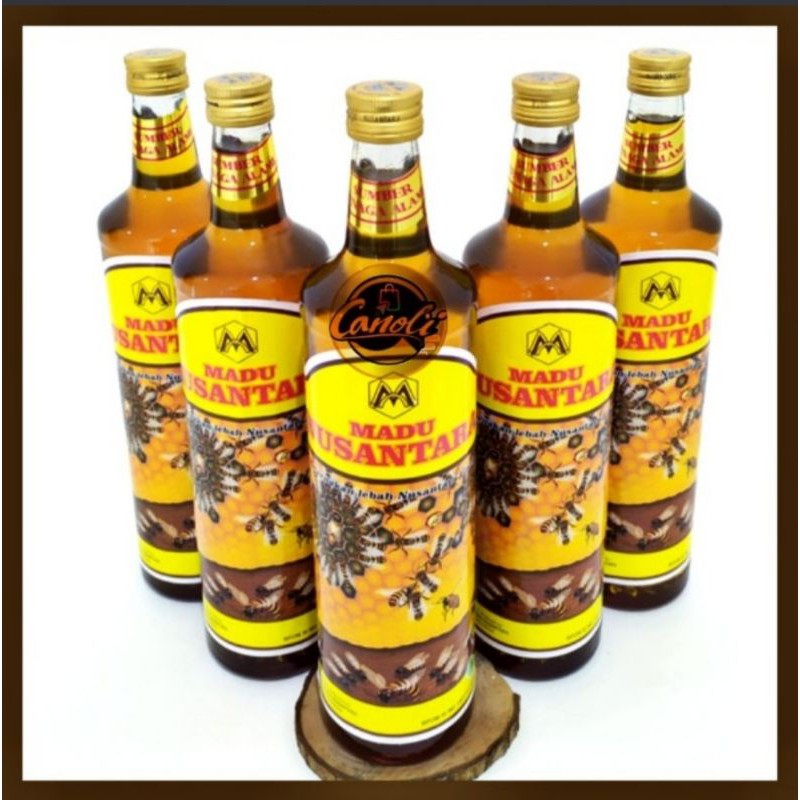 madu nusantara 650ml super honey / bee pollen royal jelly