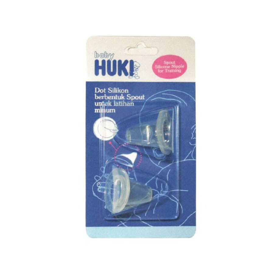 HUKI Spout Silicone Nipple Dot for Training Babies