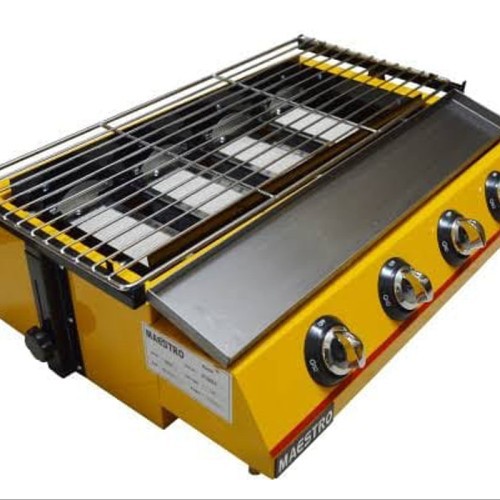 MAESTRO Roaster Permanggang Sosis Bakaran Sosis Seafood 4 Tungku MAESTRO