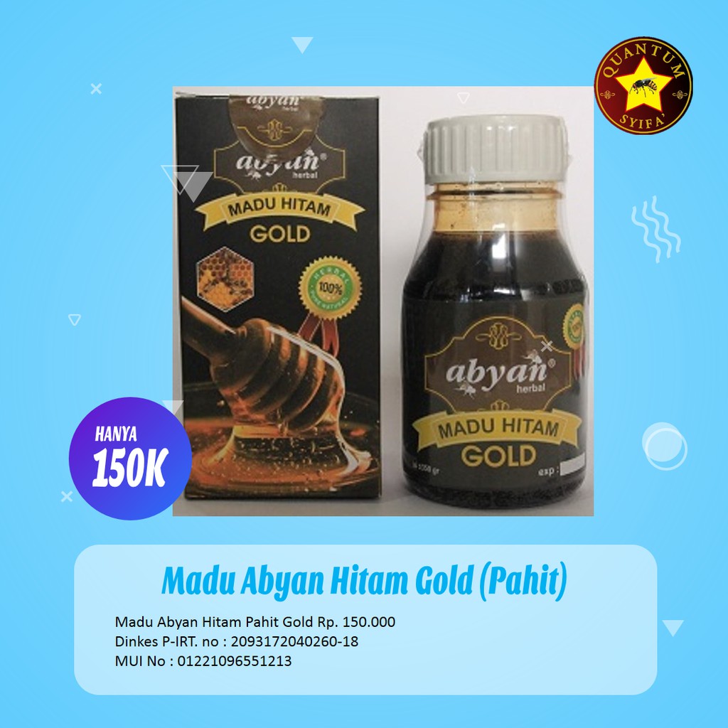 

Madu Abyan Hitam Pahit Gold