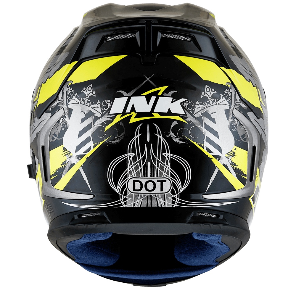 HELM INK STEALTH WING - BLACK/YELLOW FLUO