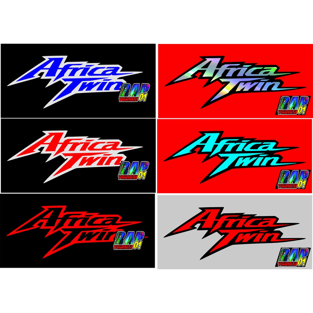 stiker AFRICA TWIN