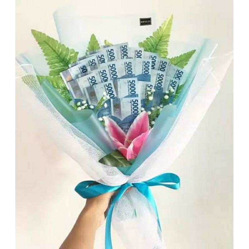 Bucket Uang Asli 100rb dan 50rb