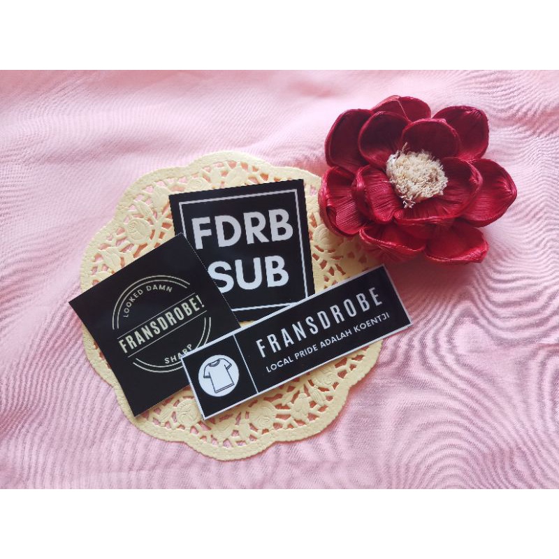 

Fransdrobe Official Merchandise Stiker Fransdrobe Stiker Vinyl Murah