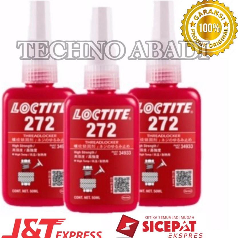 

⸨DuP ♟⸩ LOCTITE 272 50ML GARANSI ORIGINAL - LEM MATERIAL LOCTITE 272 50 ML //Barang melimpah
