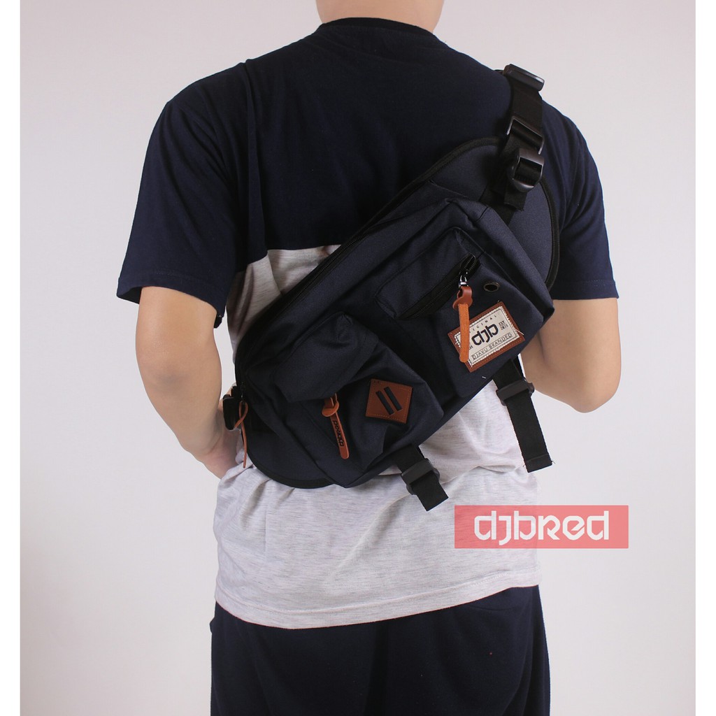 Tas Slingbag Original Djavu Branded DJEBRED - Hijau Army