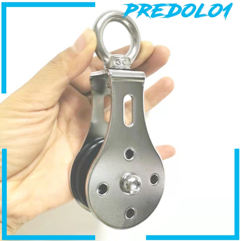 [PREDOLO1] Lifting Rope Pulley Swivel Heavy Duty 304 Stainless Steel Fitness Wheel