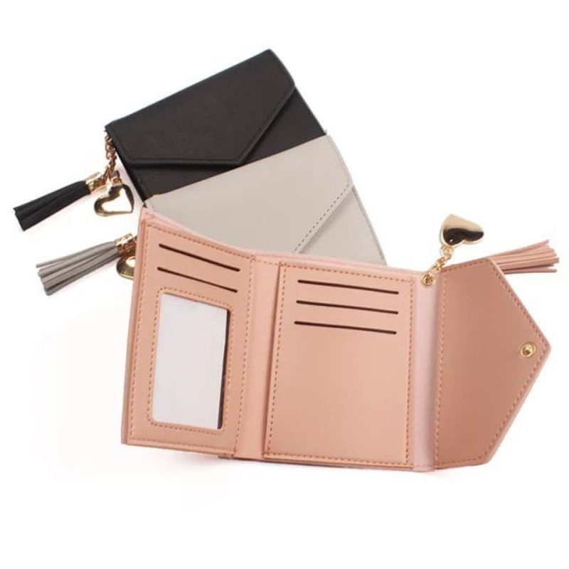 DOMPET LIPAT ~ Dompet Wanita ~ Dompet Kecil Wanita ~ Dompet Lipat Modis Korean