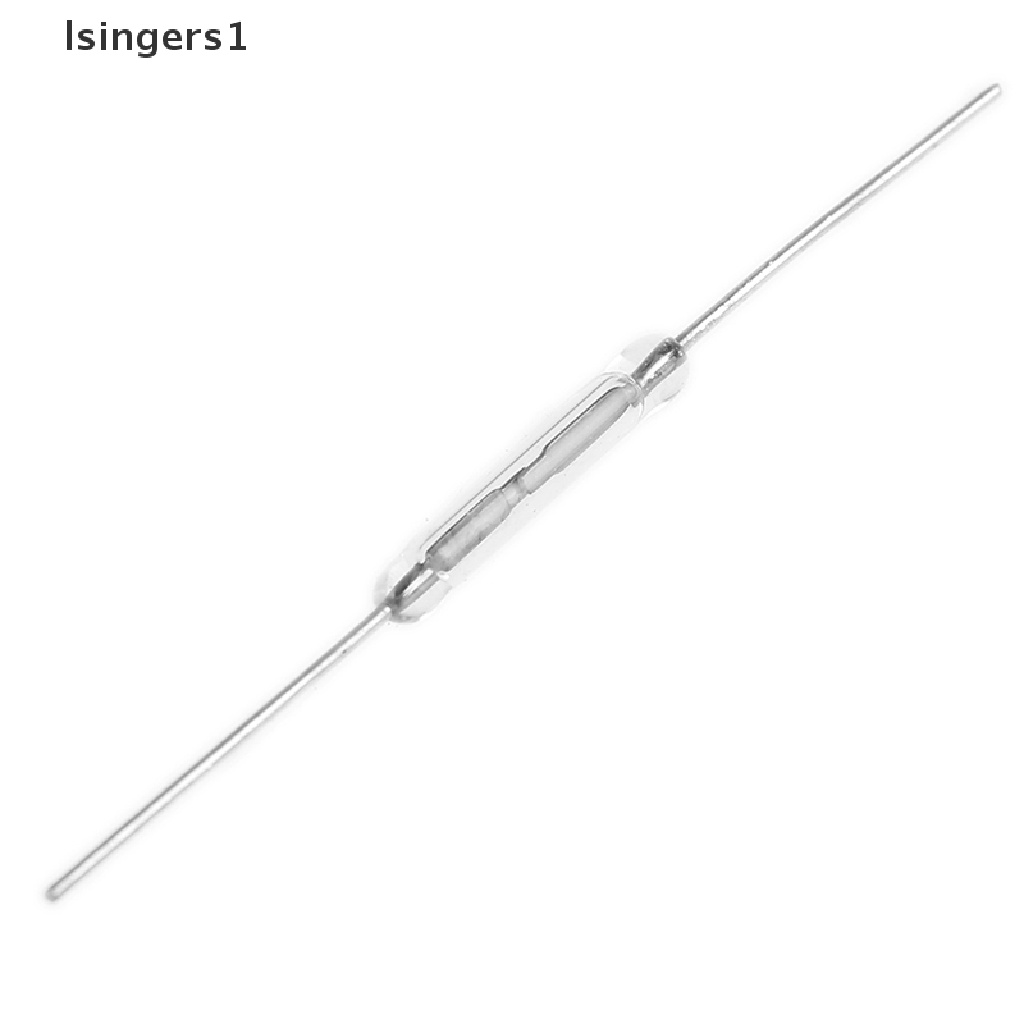 (lsingers1) 10pcs Saklar Reed MagSwitch Magnetik Bahan Kaca Ukuran 14mm