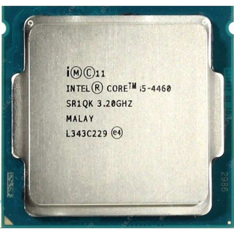 prosesor intel core i5 4460 plus tray fan socket 1150