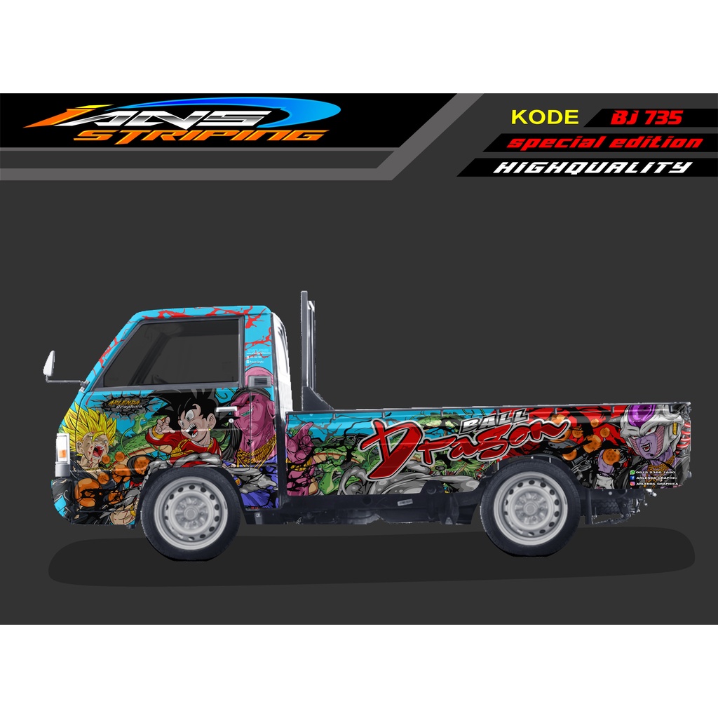 STICKER MOBIL PICK UP GRANMAX , CARRY , L300 / DECAL PICK UP / DECAL GRANMAX / DECAL STICKER MOBIL