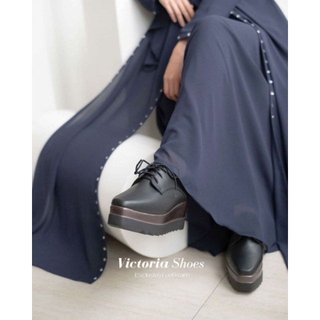 Victoria Shoes by Kazami Store - Sepatu wanita wedges antislip denaf.outfit