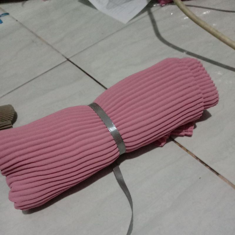 Pasmina plisket anak / Pashmina plisket lidi ceruty babydol uk Anak / PLEATED SHAWL-Salem