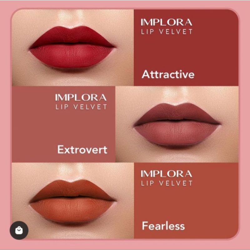 Lip velvet implora / new lip velvet murah original lipcream