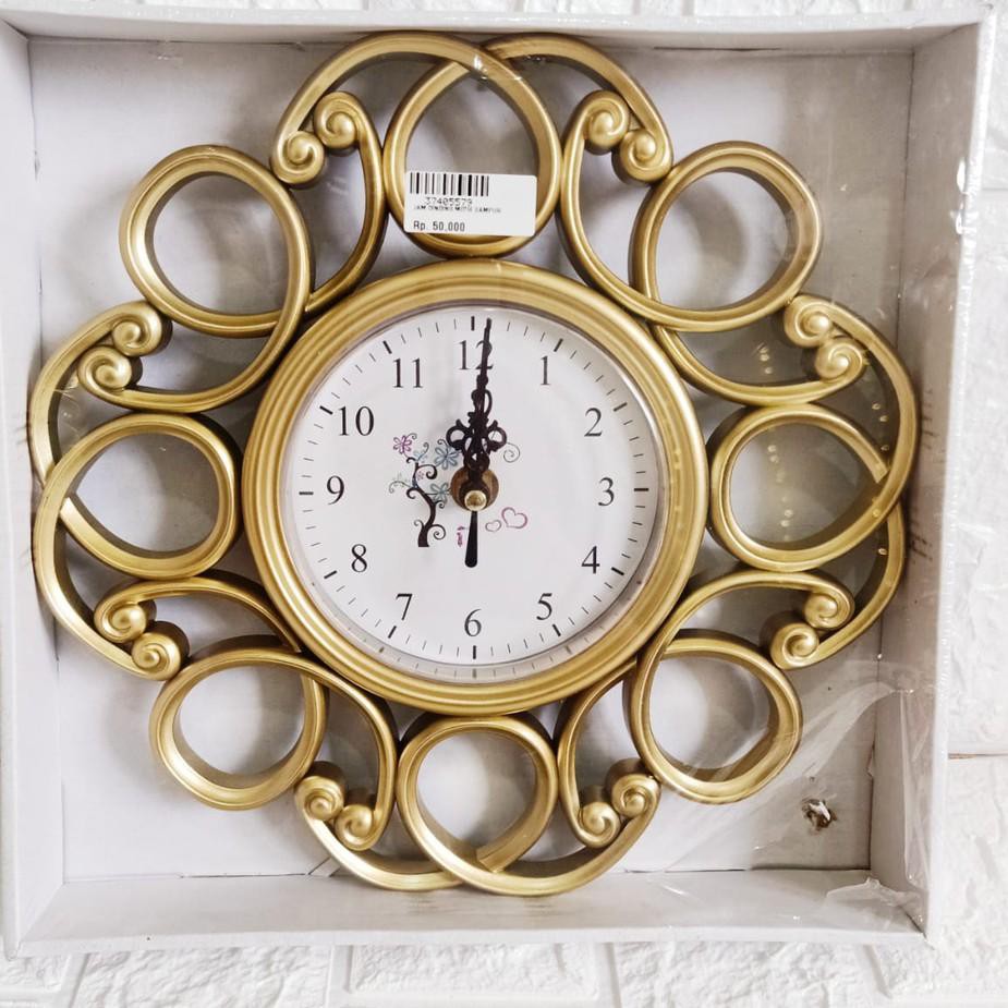 44 Product Hot Baitii Jam Dinding Vintage Informa Jam Emas Klasik Mewah Classic Wall Clock Home Shopee Indonesia